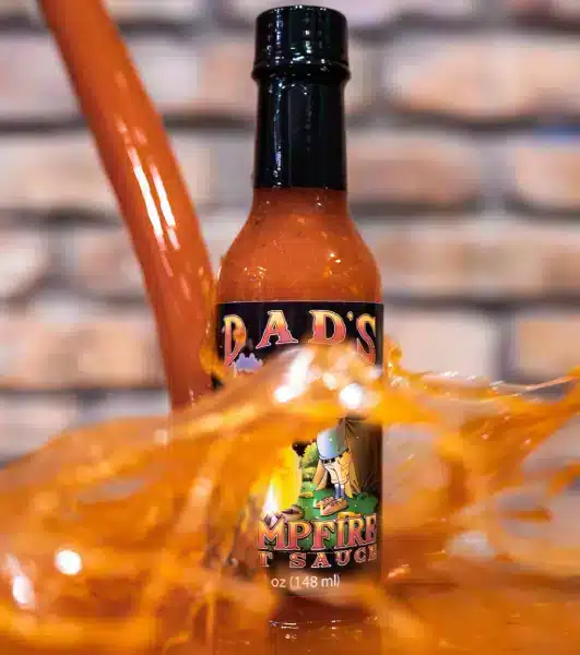 Pour That Dads Hot Sauce on Everything