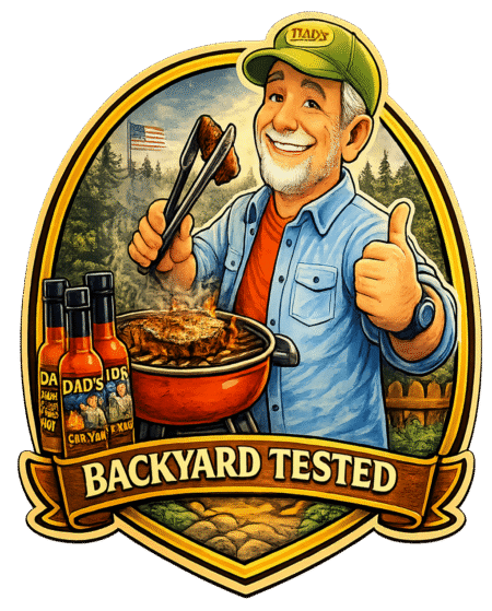 Backyard Tested Dad's Hot Sauce backyard tested
