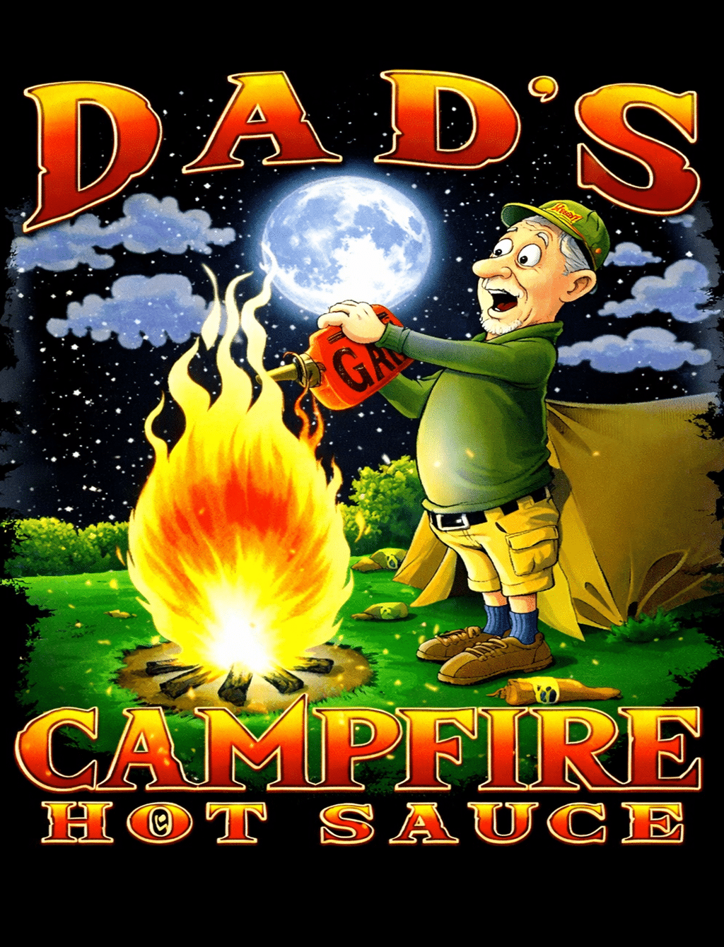 Dads Campfire Hot Sauce banner Dads Hot Sauce product