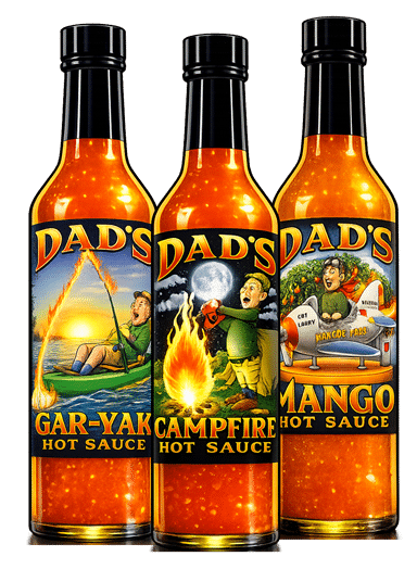 Dad’s Hot Sauce Bottles