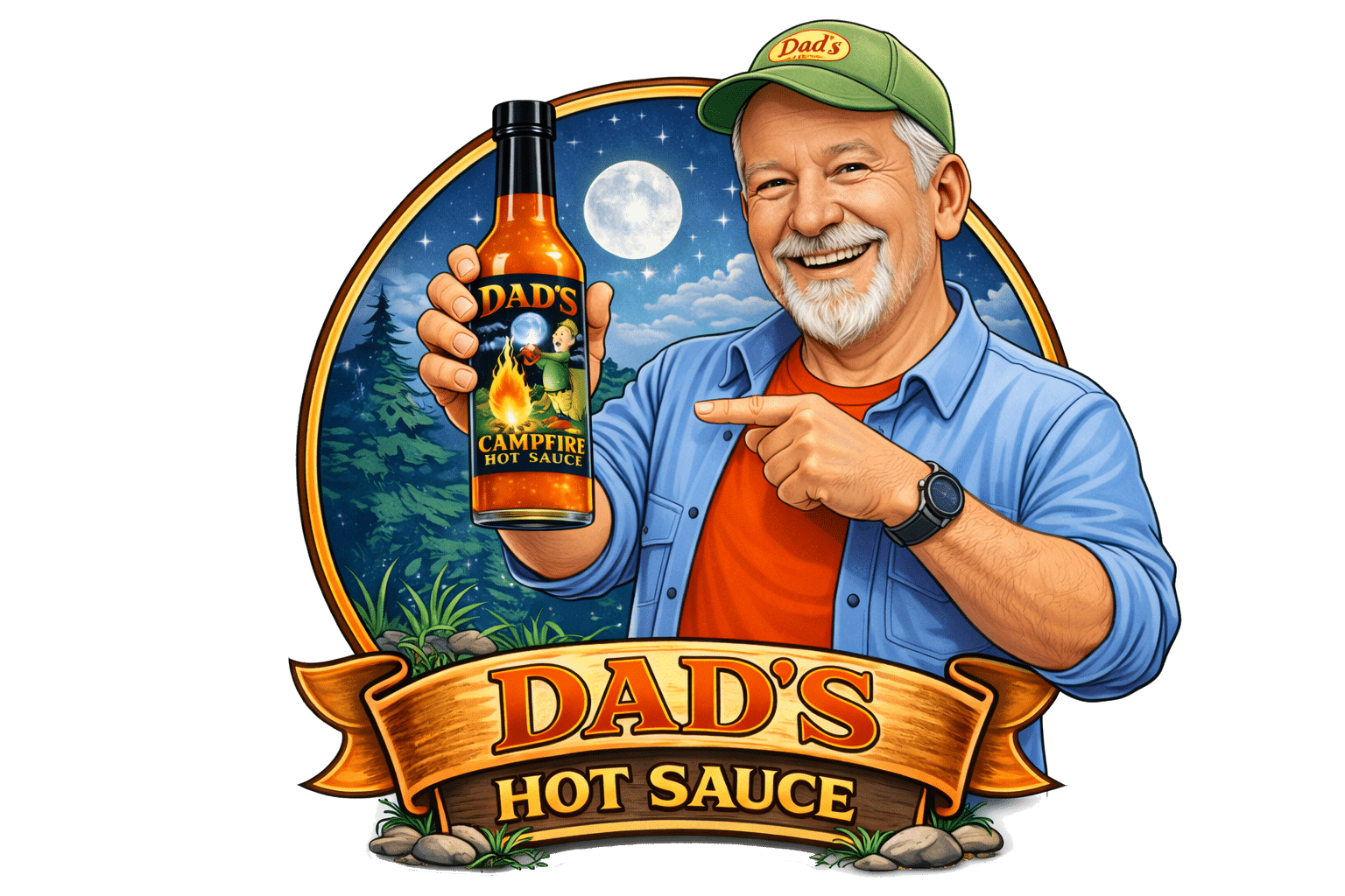 Dads Round Logo